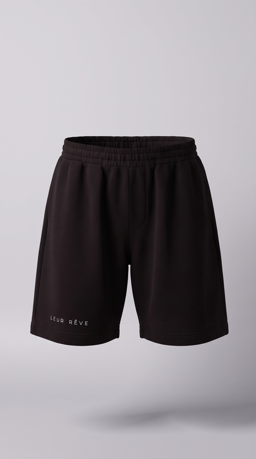 Leur Rêve Short in black, front
